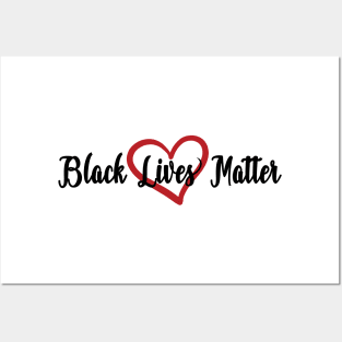 Black Lives Matter Justice Anti Racism Support Design - blk Posters and Art